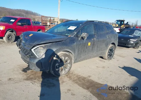 2024 Kia Sportage Plug-In Hybrid X-Line из США, поврежденный, VIN KNDPYDDH6R7137477